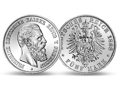 Deutsches Kaiserreich Friedrich III. 5 Mark 1888