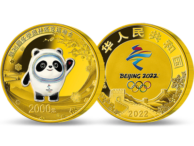 China – die gigantische Panda-Goldmünze zu Peking 2022!