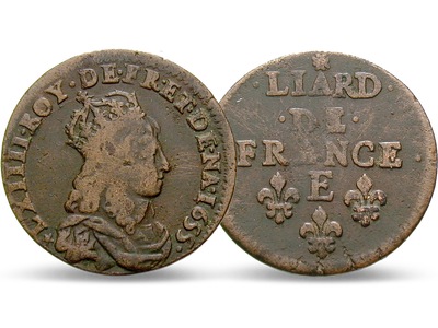 Das Geld des Sonnenkönigs – Frankreich Liard Ludwig XIV.