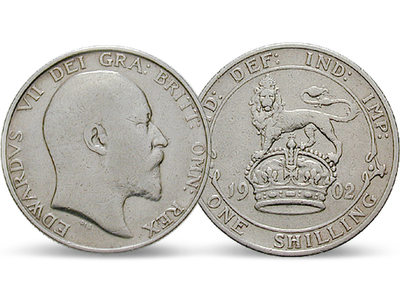Stilikone und unterschätzter Regent – Großbritannien Shilling Edward VII.