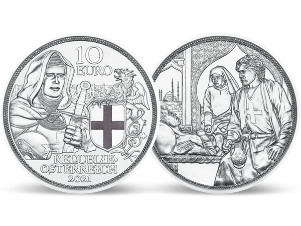 Österreich 2021: 10 Euro Silbermünze 