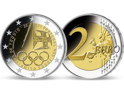 Portugal 2021: 2 Euro-Gedenkmünze "Olympische Spiele Tokio"