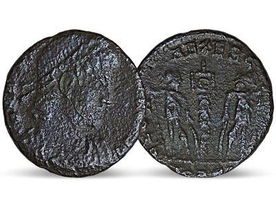 Original-Bronzemünze Römisches Reich 27 v. Chr. – 476 n. Chr.