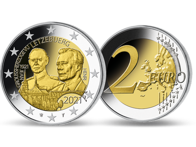 Luxemburg 2021: 2-Euro-Gedenkmünze 