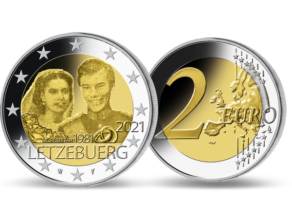 Luxemburg 2021: 2 Euro-Gedenkmünze 