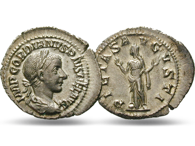 Ein Kindkaiser auf dem römischen Thron – Denar Gordianus III.