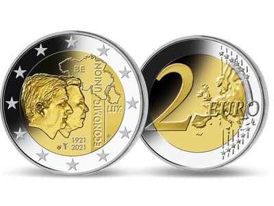 Belgien 2021: 2-Euro-Gedenkmünze 