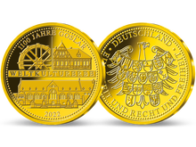 Die Gold-Jahresausgabe „1100 Jahre Goslar“ aus der Münze Berlin