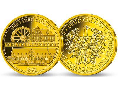 Gold-Jahresausgabe „1100 Jahre Goslar“ 2022 im Einzelverkauf