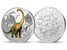 Österreich 2021: 3-Euro-Dino-Taler „Argentinosaurus - Super Saurier