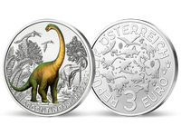 3-Euro-Dino-Taler-Serie 
