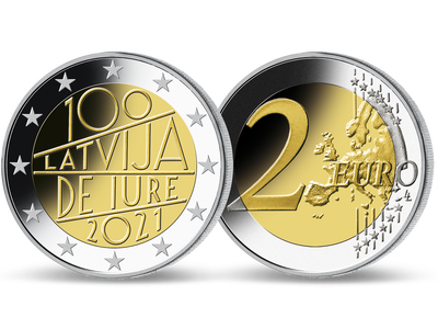 Lettland 2021: 2-Euro Gedenkmünze 