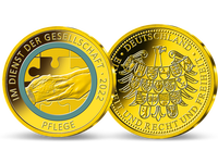 Goldergänzungsprägung zur 10-Euro-Münze Polymer 