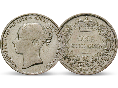 Der erste Shilling von Queen Victoria - Großbritannien 1838-1887