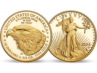 USA 2022: 1/4 Unze Gold-Anlagemünze 