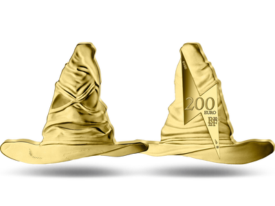 Frankreich 2022 – Offizielle 200-Euro-Gold-Gedenkmünze „Sprechender Hut“