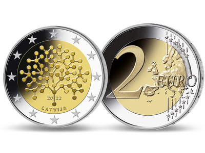 Lettland 2022: 2-Euro-Gedenkmünze 