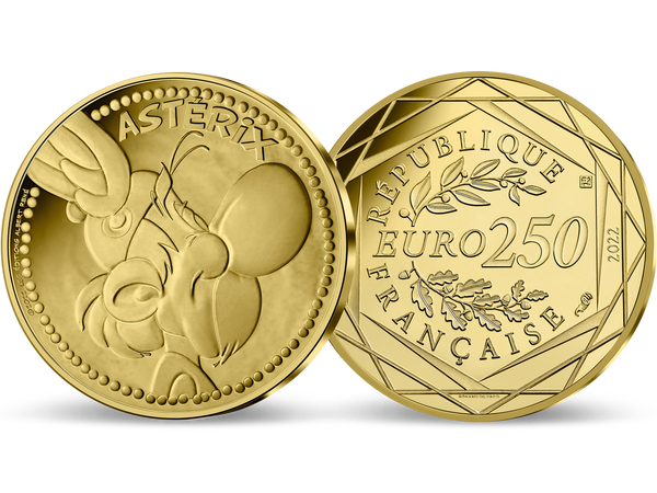Offizielle 250 €-Goldmünze 