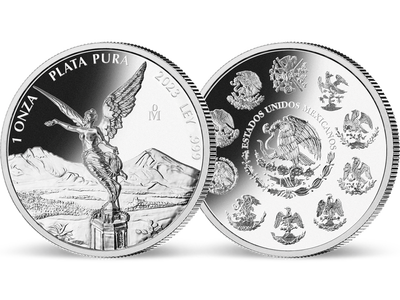 Silbermünze Libertad aus Mexiko