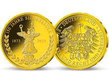 Ihre Startlieferung: die Haupt-Jahresausgabe „150 Jahre Siegessäule“ in Gold 2023 aus der Münze Berlin