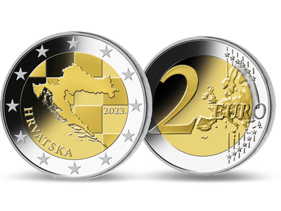 Kroatien 2023: Die erste 2 Euro Kursmünze 