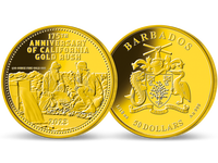 175 Jahre Kalifornischer Goldrausch - 1/10-Unzen-Gold-Gedenkmünze