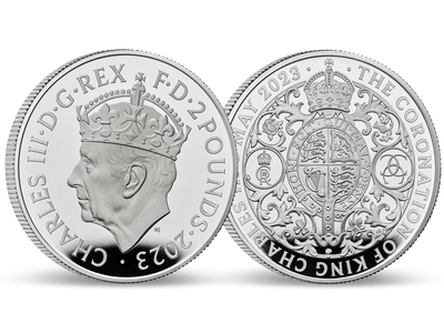 1-Unzen-Silber-Gedenkmünze zu Ehren der Krönung von König Charles III.