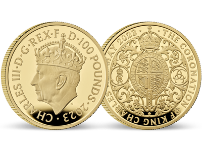 1-Unzen-Gold-Gedenkmünze zu Ehren der Krönung von König Charles III.
