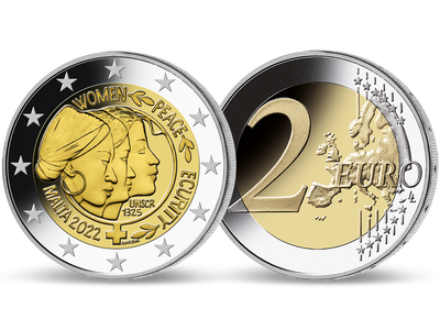 Malta 2022: 2 Euro Gedenkmünze 