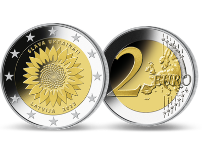 Lettland 2023: 2 Euro Gedenkmünze 