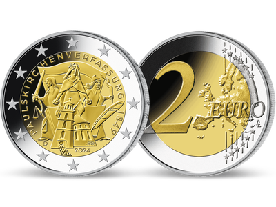 Deutschland 2024: 2 Euro Gedenkmünze 