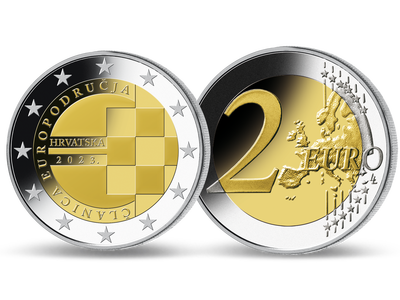 Kroatien 2023: Die erste 2 Euro Gedenkmünze 