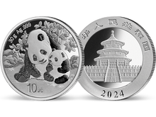 1 Unze 'Silber Panda' aus China - Jahrgang 2024