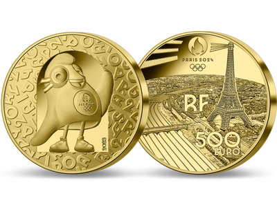 Olympische Spiele 2024: Die einzige 5-Unzen-Gold-Gedenkmünze Frankreichs!