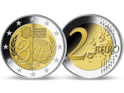 2 Euro Gedenkmünze Andorra 2023 