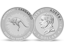 Die 1-Unze-Silbermünze Australien 2024 