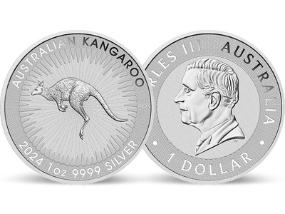 Silbermünze Australien 
