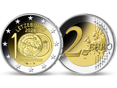 Luxemburg 2024: 2 Euro-Gedenkmünze 