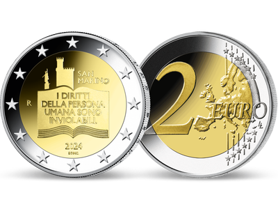 San Marino 2024: 2 Euro Gedenkmünze 