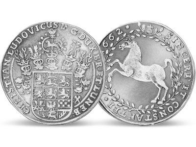 Der Rosstaler aus Silber des Harzes − Braunschweig Taler 1649-1760