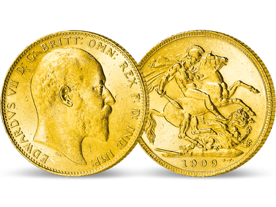 Ein Mode-Trendsetter in Gold – Großbritannien 1/2 Sovereign Edward VII.