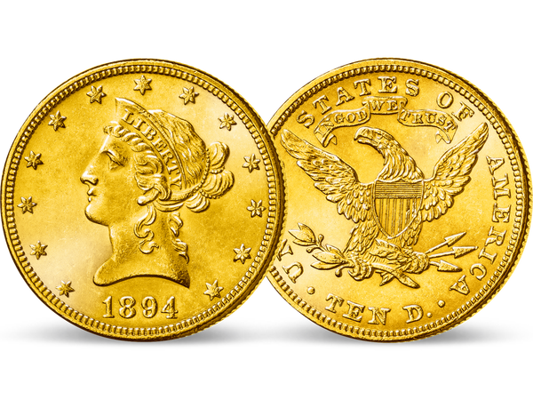 Die 10-Dollar-Goldmünze 