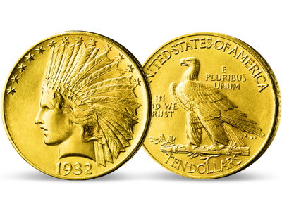 USA 10 Dollar 1908-1933 Indianerkopf