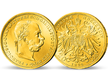 Österreich 20 Kronen Franz Joseph (mit Kranz)