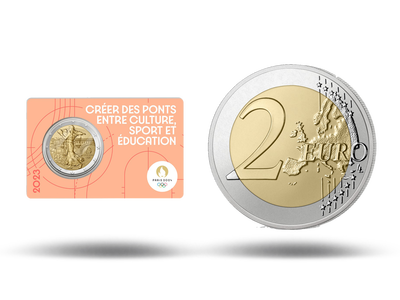 Monnaie commémorative de 2€ BU - 2023 - Jeux Olympiques Paris 2024 - Blister №2