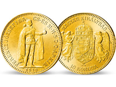 Ungarns einzige 10 Kronen in Gold − Franz Joseph I. 10 Kronen 1892-1915