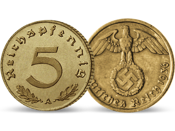 5-Reichspfennig-Münze des Dritten Reichs