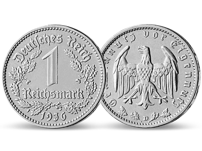 Original Reichsmark aus dem Jahr der Olympischen Spiele von Berlin 1936