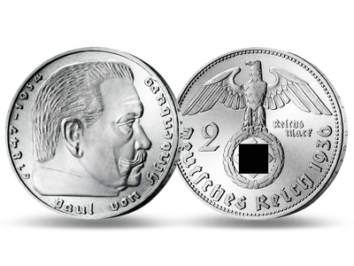 Deutschlands letzte 2 Reichsmark − Paul von Hindenburg