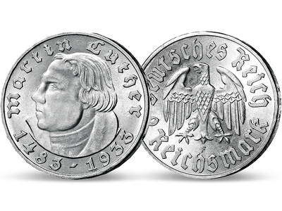 450. Geburtstag von Martin Luther − 2 Reichsmark 1933